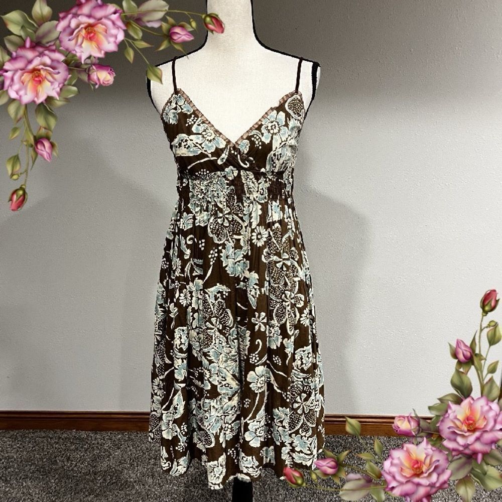Rue21 floral‎ midi dress with straps